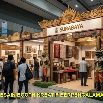 desain booth kreatif berpengalaman